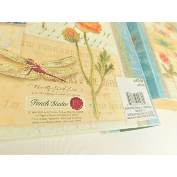 Punch Studio Metallic Butterfly Nesting Book Box Set of 3 - Picture 6 of 8